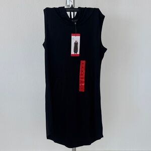 Bobeau Ladies' Hooded Sleeveless Dress, Black, Medium, NWT